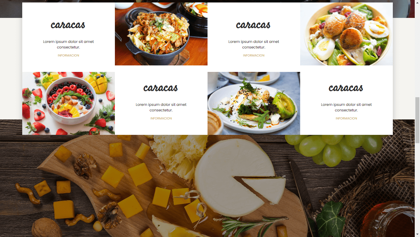 imagenes de la pagina del restauran